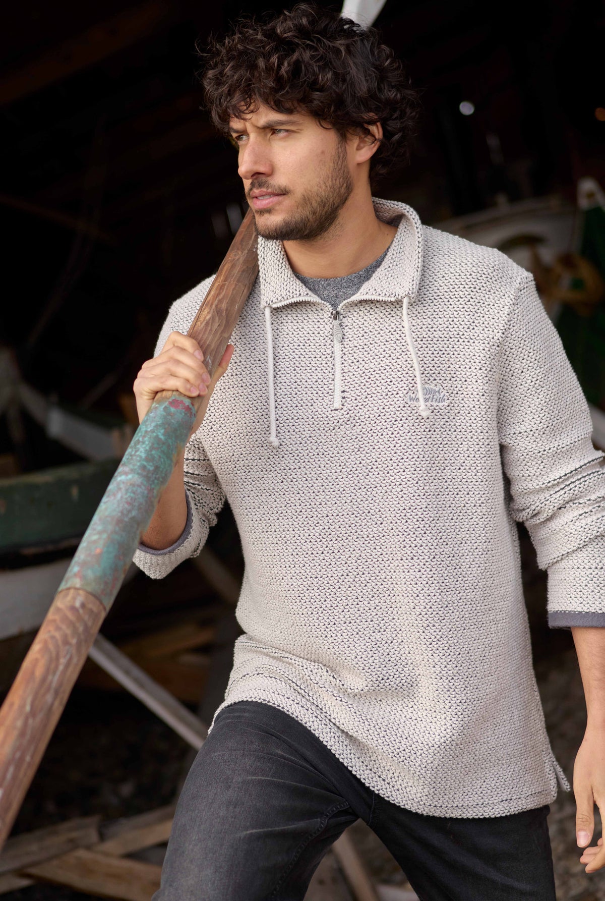 Weird Fish white casual top