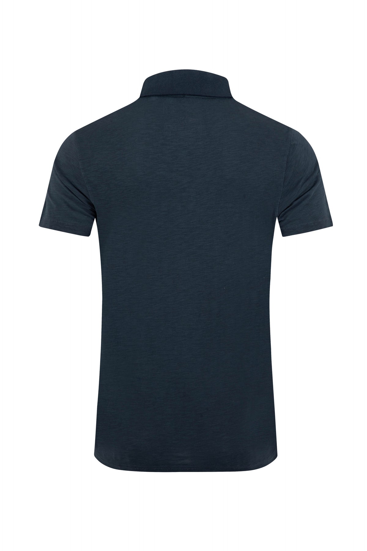 Weird Fish navy pique polo