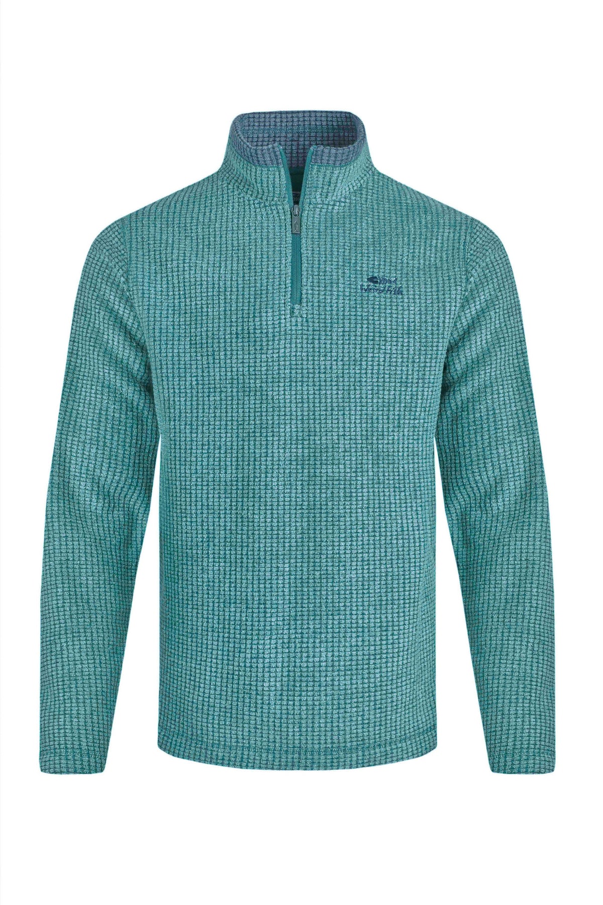 Wierd Fish 1/4 zip green fleece top