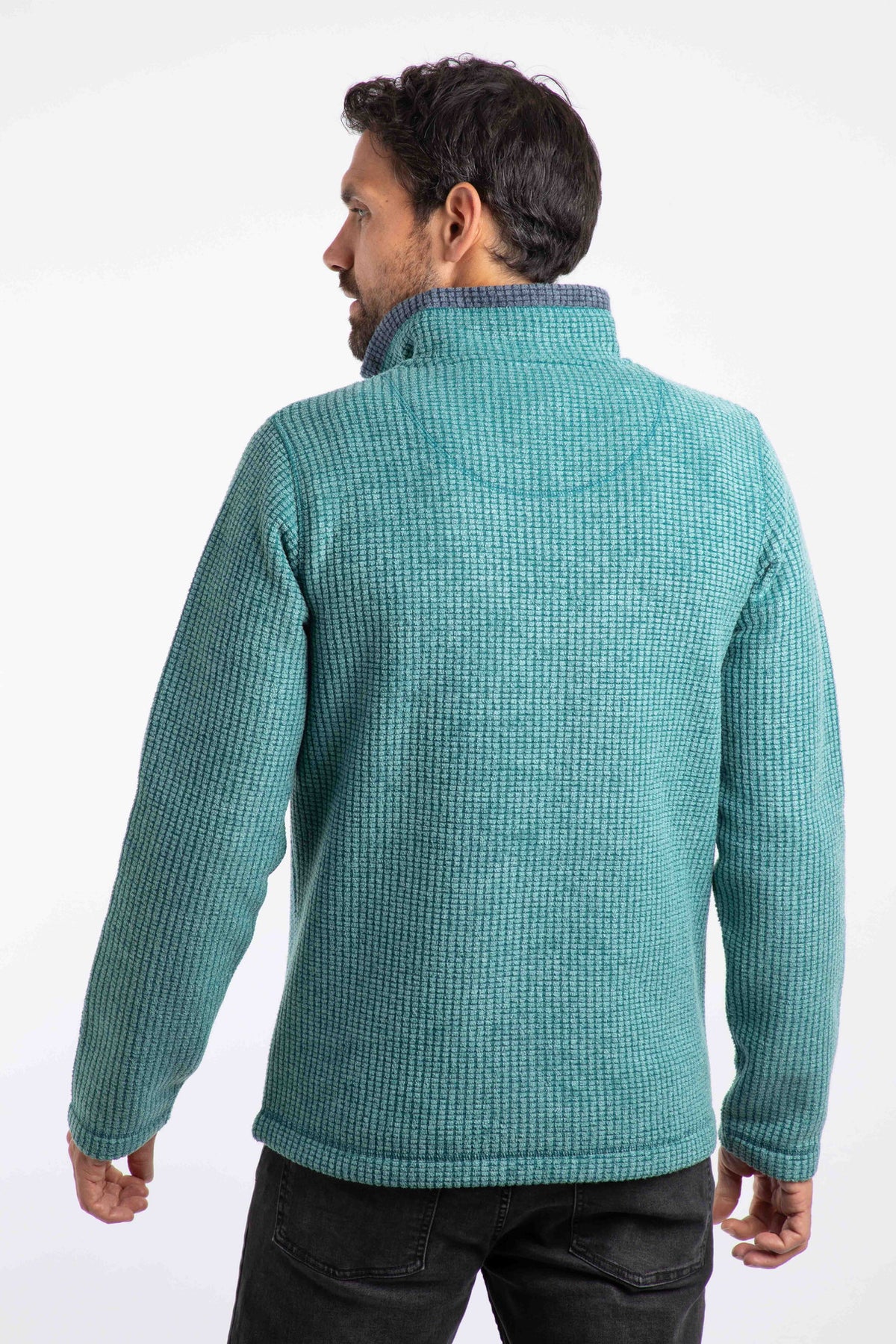 Weird Fish green fleece top