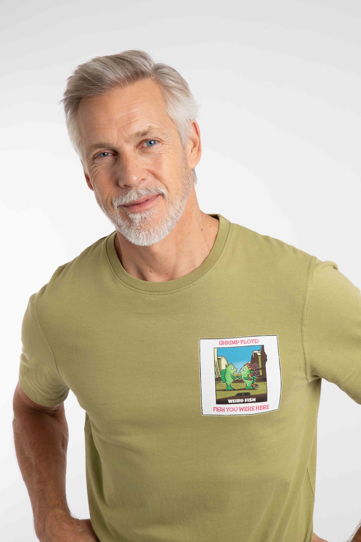 Weird Fish green t-shirt