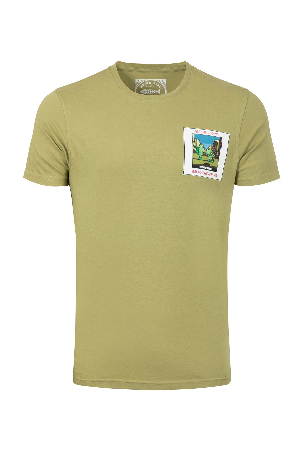 Weird Fish green t-shirt