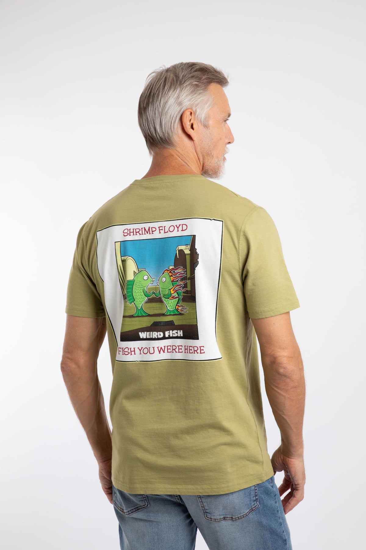 Weird Fish green t-shirt