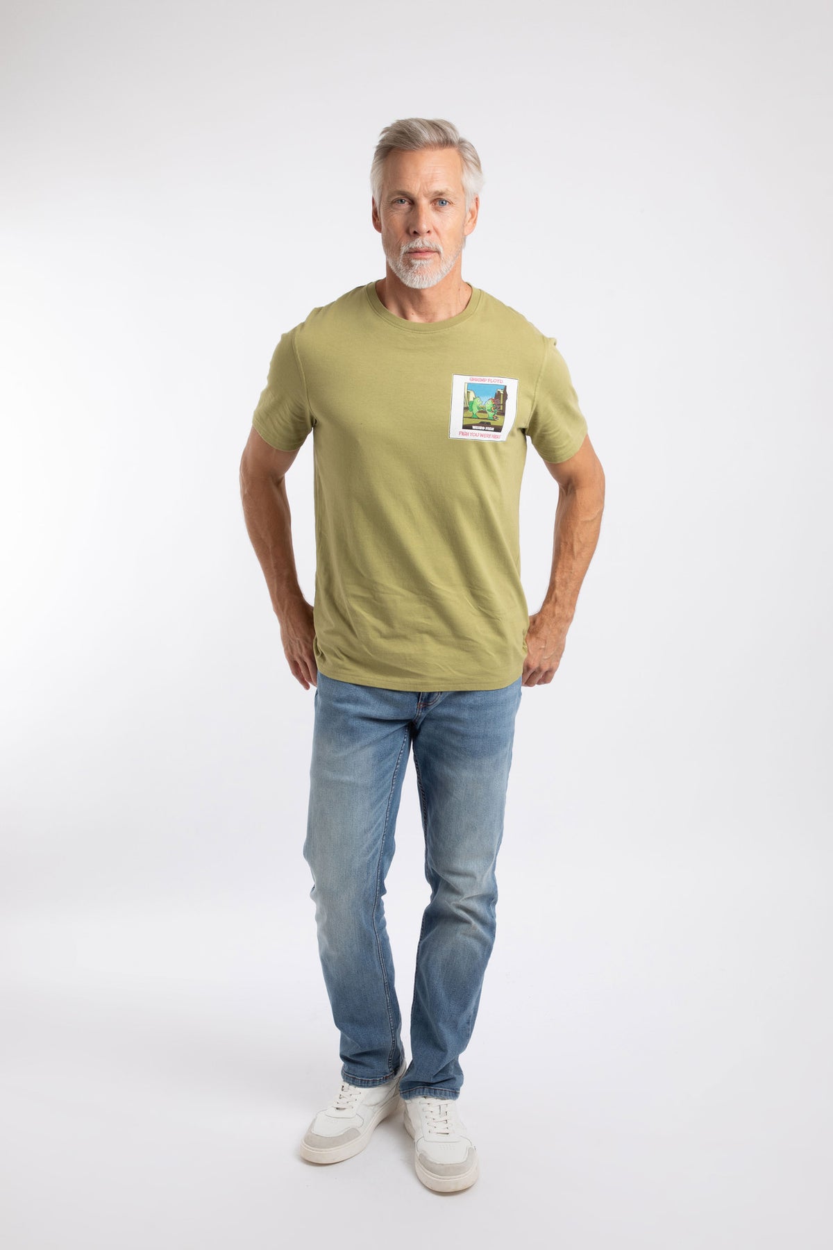 Weird Fish green t-shirt