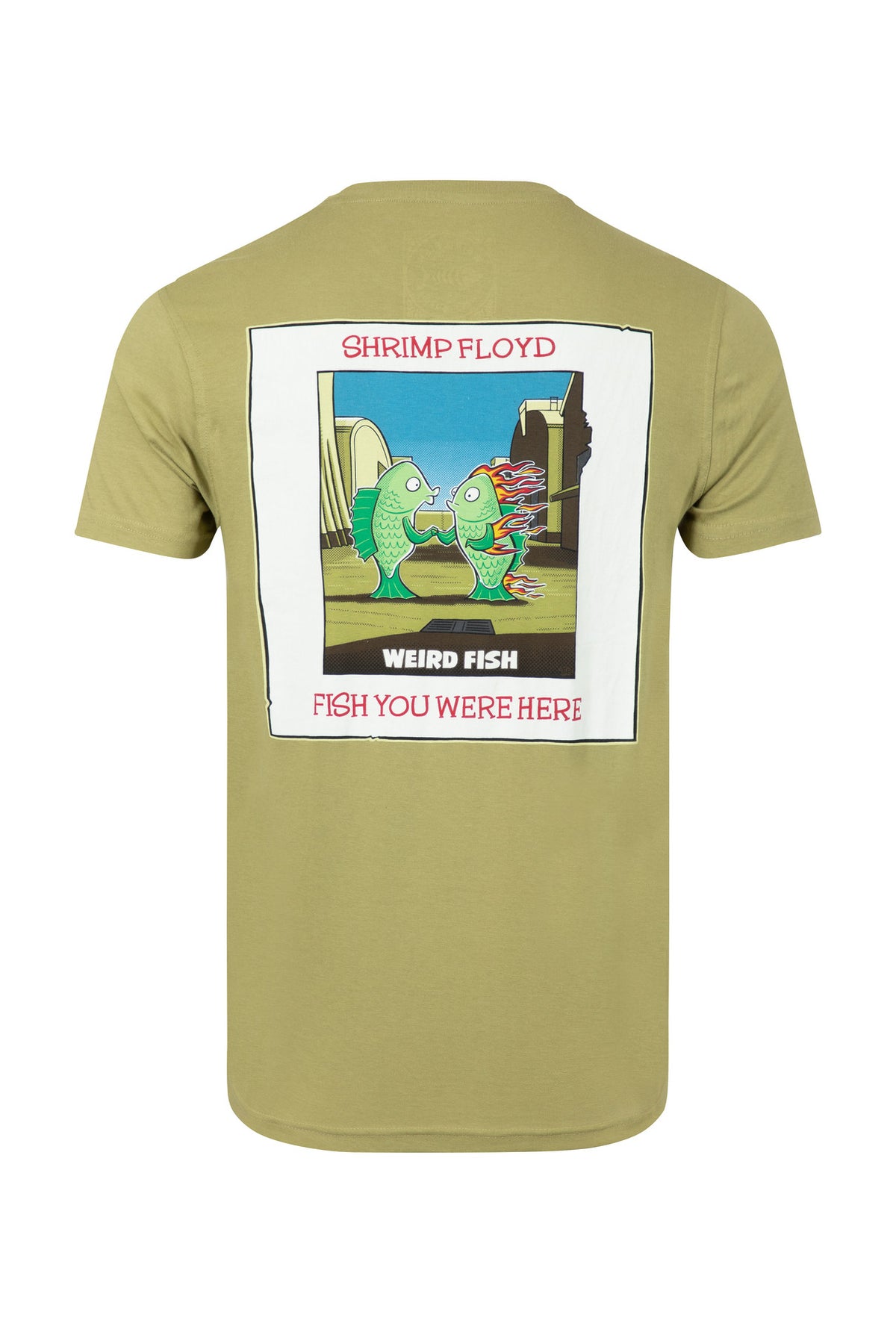 Weird Fish green t-shirt