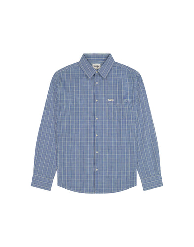 Wrangler blue check shirt