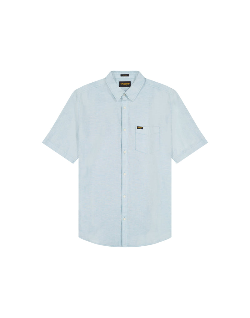 Wrangler turquoise short sleeve shirt