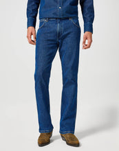 Load image into Gallery viewer, Wrangler dark blue bootcut jeans
