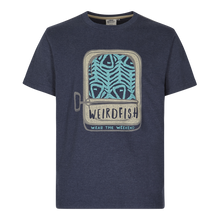 Load image into Gallery viewer, Weird Fish Sardines T-Shirt Navy
