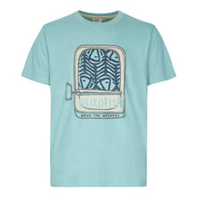 Load image into Gallery viewer, Weird Fish Sardines T-Shirt Turquoise
