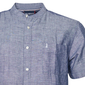 North 56.4 Short Sleeve Grandad Shirt 11154B K