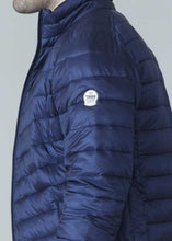 Load image into Gallery viewer, D555 Duke Bastian Faux Down Round Neck Puffa Jacket K

