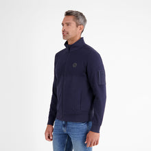 Load image into Gallery viewer, Lerros navy sweatshirt jacket
