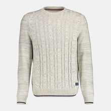 Load image into Gallery viewer, Lerros white round neck sweater
