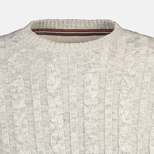 Lerros white round neck sweater