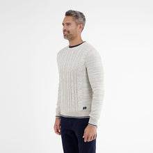 Load image into Gallery viewer, Lerros white round neck sweater
