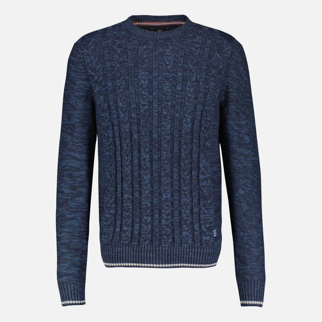 Lerros navy round neck sweater