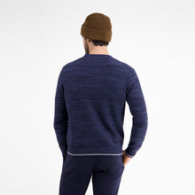 Load image into Gallery viewer, Lerros navy round neck sweater
