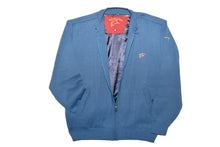 Load image into Gallery viewer, Sailing Company Blue Zipped Cardigan
