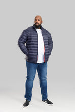 Load image into Gallery viewer, D555 Men&#39;s Navy Rowland Puffer Jacket Big &amp; Tall
