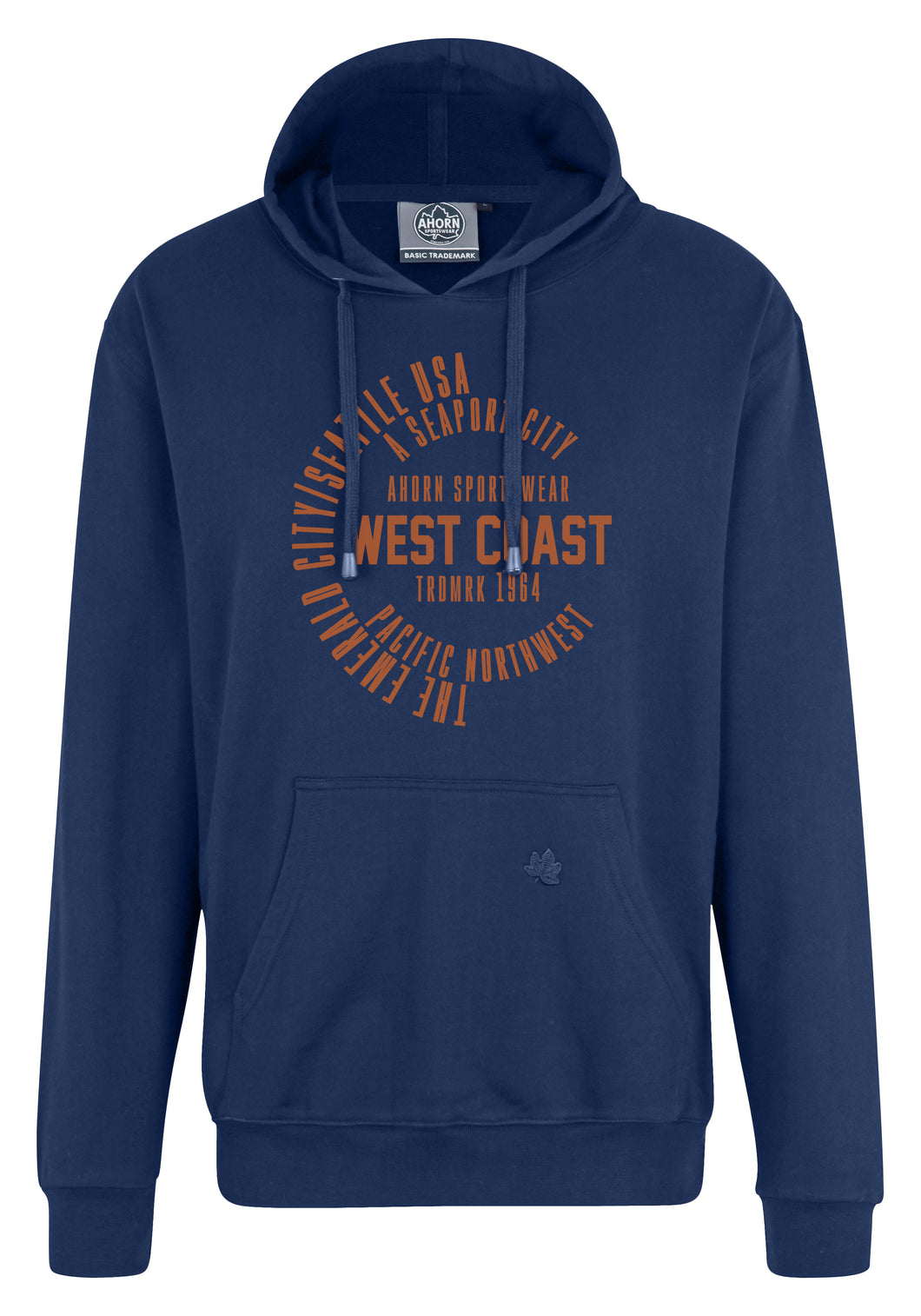 Ahorn West Coast Cotton Hoodie Big and Tall