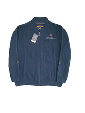 Load image into Gallery viewer, Sailing Company Navy Zipped Cardigan
