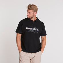 Load image into Gallery viewer, North 56.4 black pique polo
