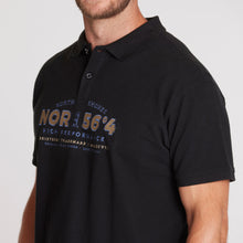 Load image into Gallery viewer, North 56.4 black pique polo
