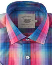 Load image into Gallery viewer, Bar Harbour Rainbow Short Sleeve Check Shirt Big and Tall
