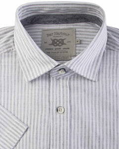 Light Grey Bar Harbour Short Sleeve Shirt K