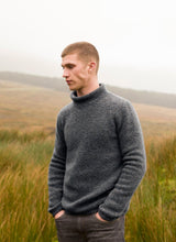 Load image into Gallery viewer, Fisherman Out Of Ireland Funnel Neck Sweater 1619 K
