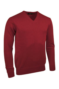Glenmuir V-Neck Lambs Wool Sweater