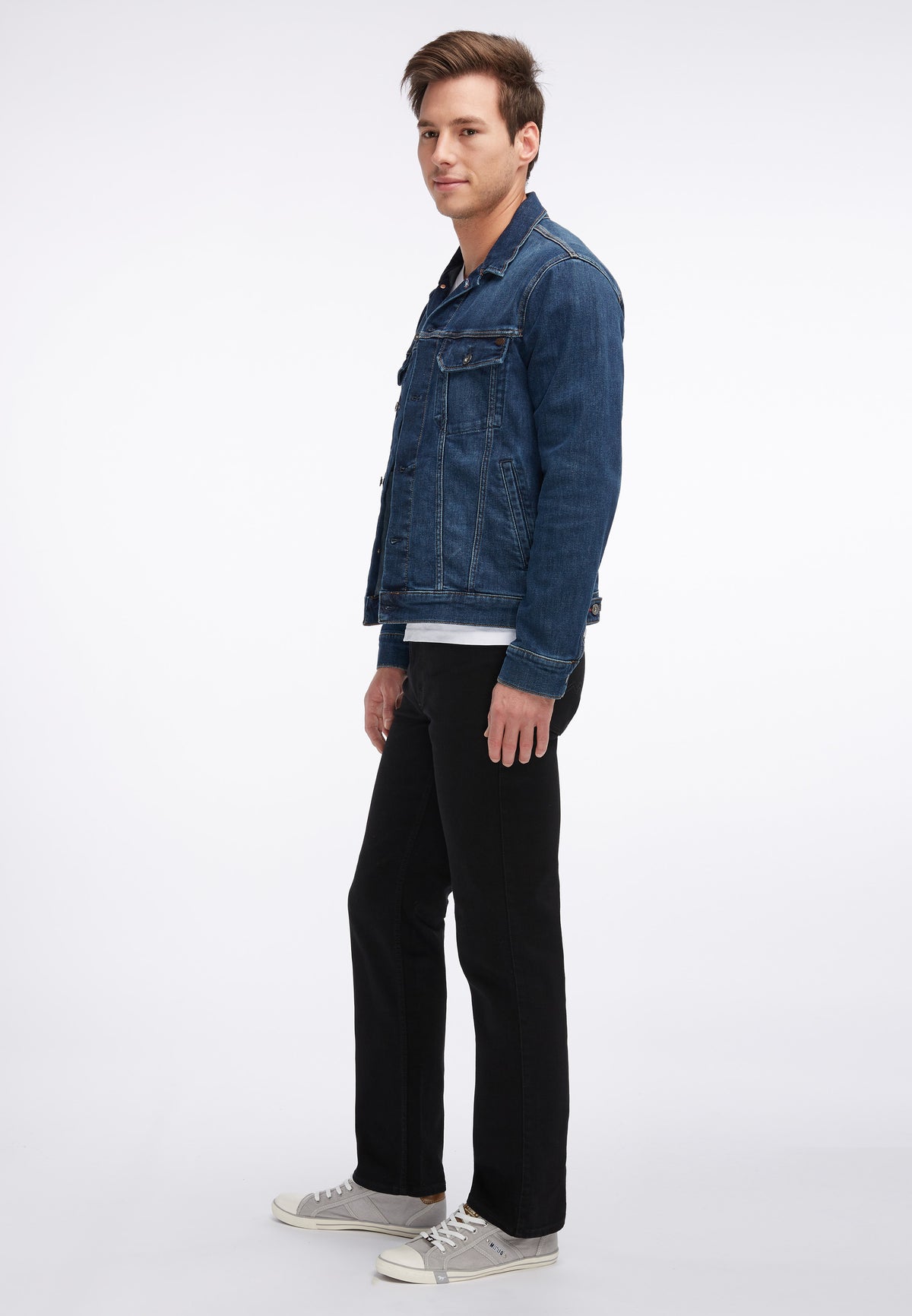 Mustang Denim Jacket R – Leaders Menswear - Main Image