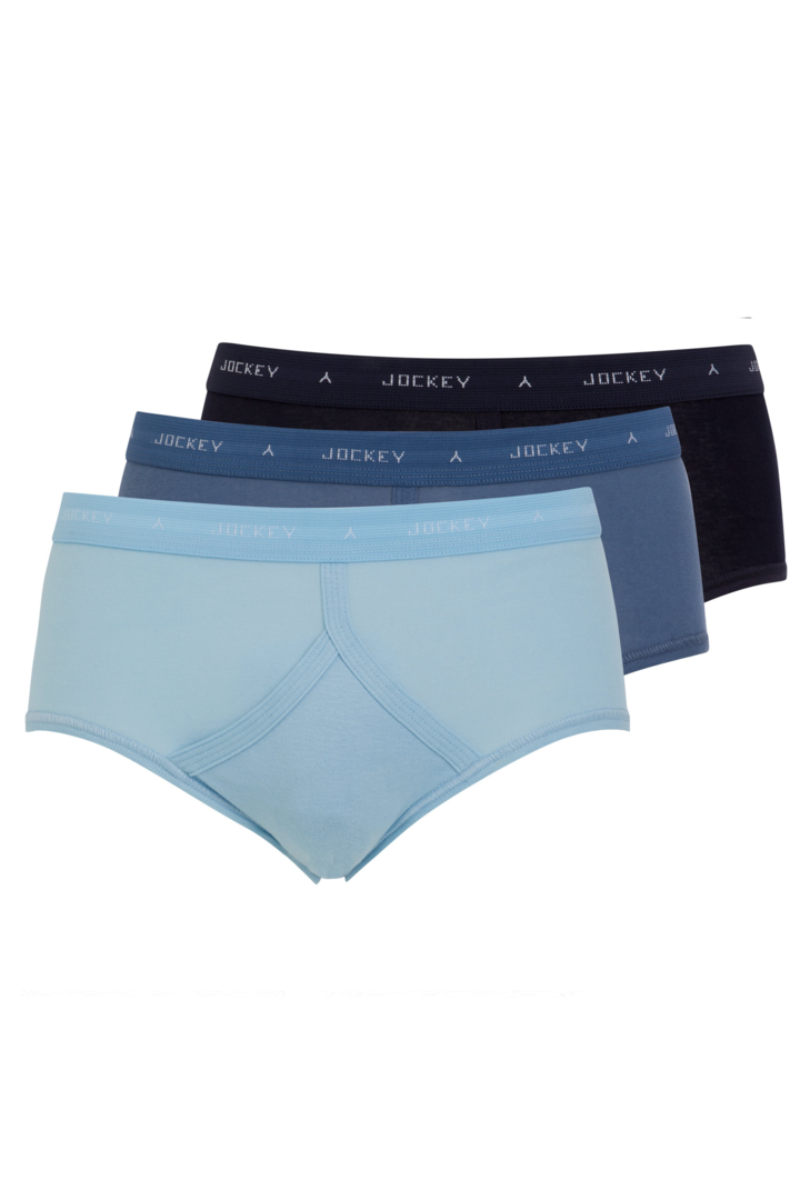 Jockey Men's Plus Size Y-front Briefs 3-Pack Big and Tall