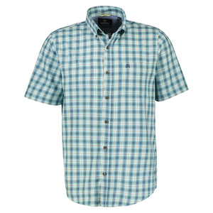 Lerros turquoise short sleeve shirt