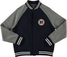 Load image into Gallery viewer, Mustang navy baseball jacket
