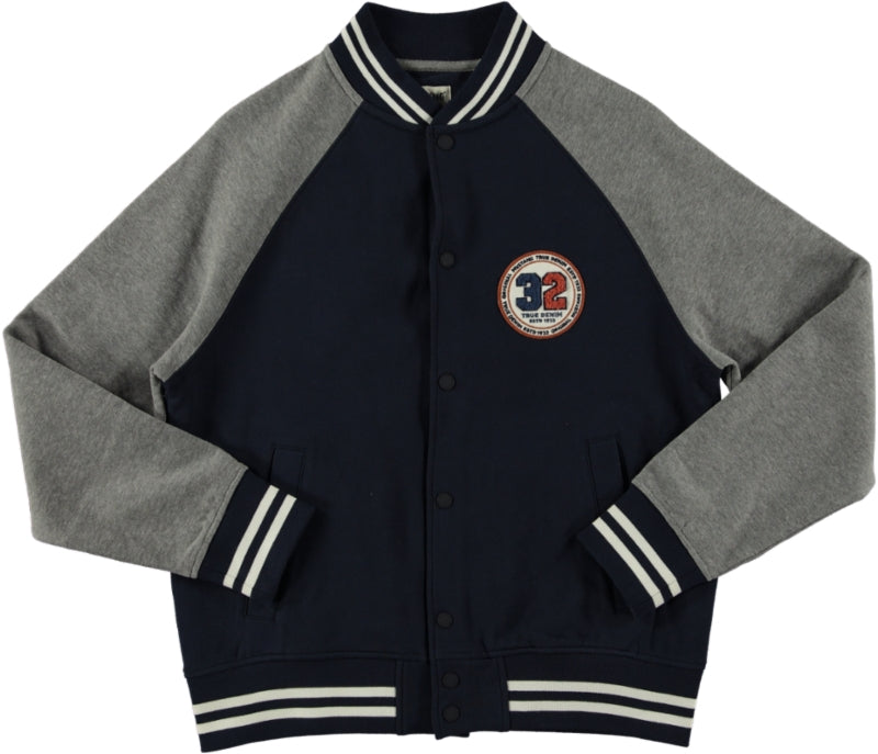 Mustang navy baseball jacket