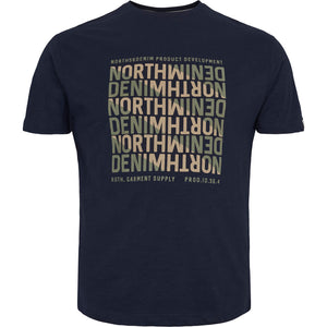 North 56.4 navy t-shirt tall fit