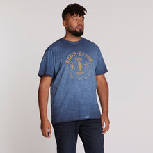 Load image into Gallery viewer, North 56.4 navy cool dyed t-shirt
