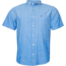 Load image into Gallery viewer, North 56.4 Linen Short Sleeve Shirt 11156B K

