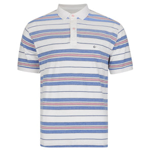 Peter Gribby Striped Pique Polo Shirt  K