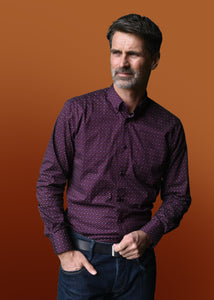 Henderson long sleeve purple shirt