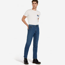 Load image into Gallery viewer, Wrangler Texas Mid Blue Denim Jeans
