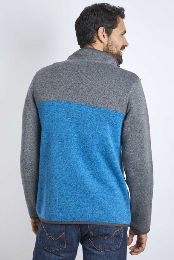 Weird Fish Berrick Recycled Polyester 1/4 Zip Fleece Sweatshirt