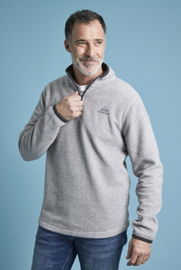 Weird Fish Errill Eco 1/4 Zip Fleece Sweatshit