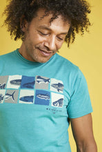 Load image into Gallery viewer, Weird Fish Green Anatomy T-Shirt
