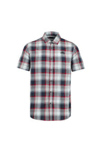 Load image into Gallery viewer, Weird Fish navy check short sleeve shirt
