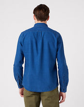 Load image into Gallery viewer, Wrangler Dark Blue Button Down Collar Casual Shirt
