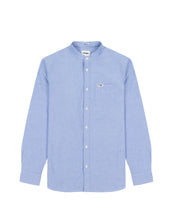 Load image into Gallery viewer, Wrangler blue grandad shirt
