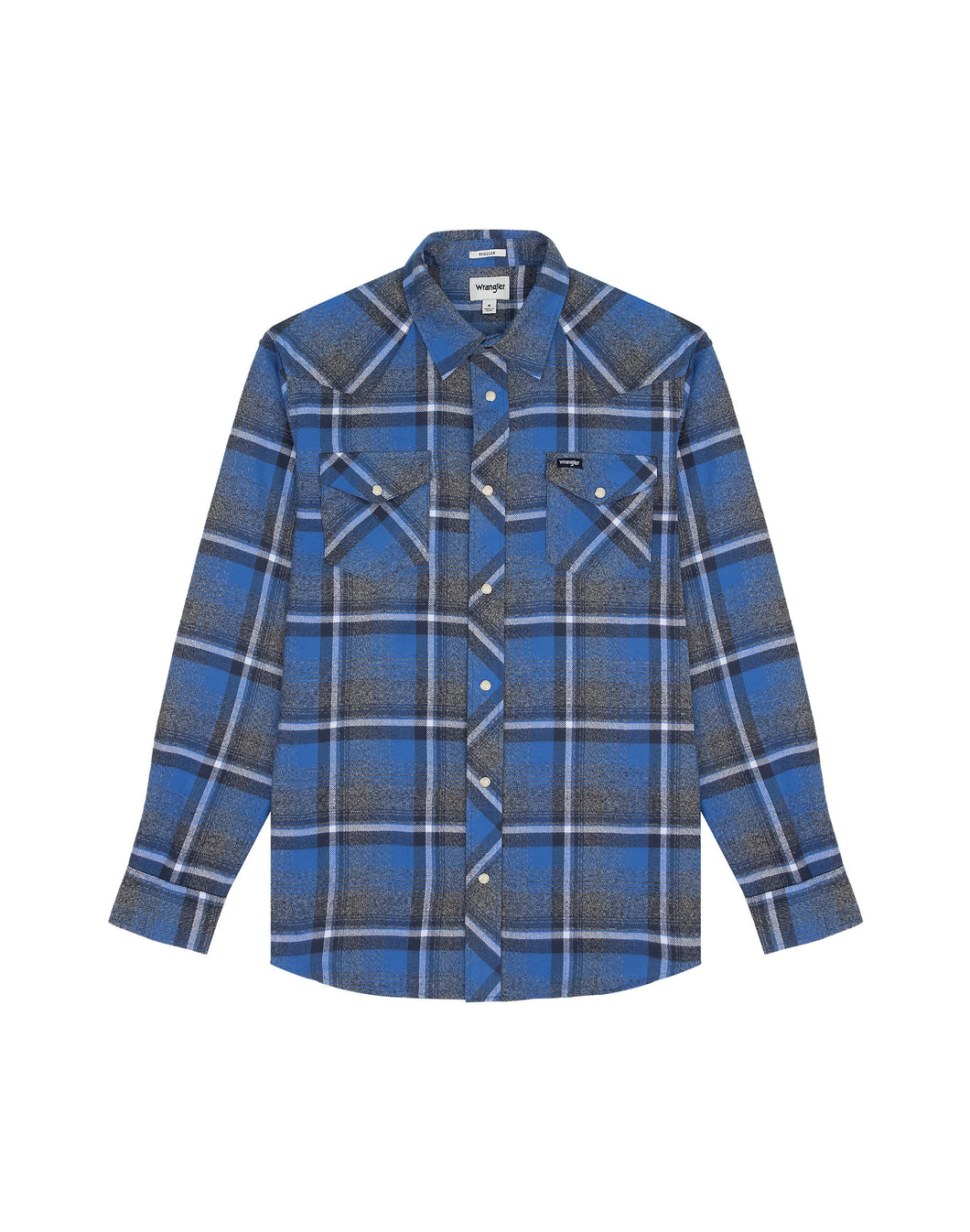 Wrangler blue check shirt